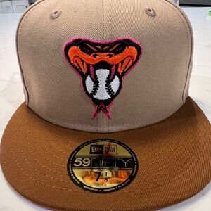 Arizona Diamondbacks PB&J 20th Anniversary Side Patch Pink UV 59FIFTY Fitted Hat